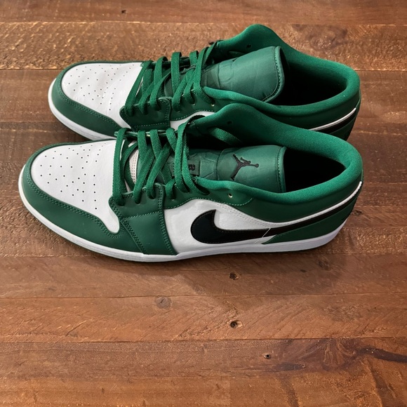 Air Jordan 1 Low Pine Green SZ15 - Picture 7 of 7